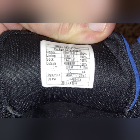 T.U.K Men's Blue Suede/Leather Shoes Size 11 - Picture 6 of 7